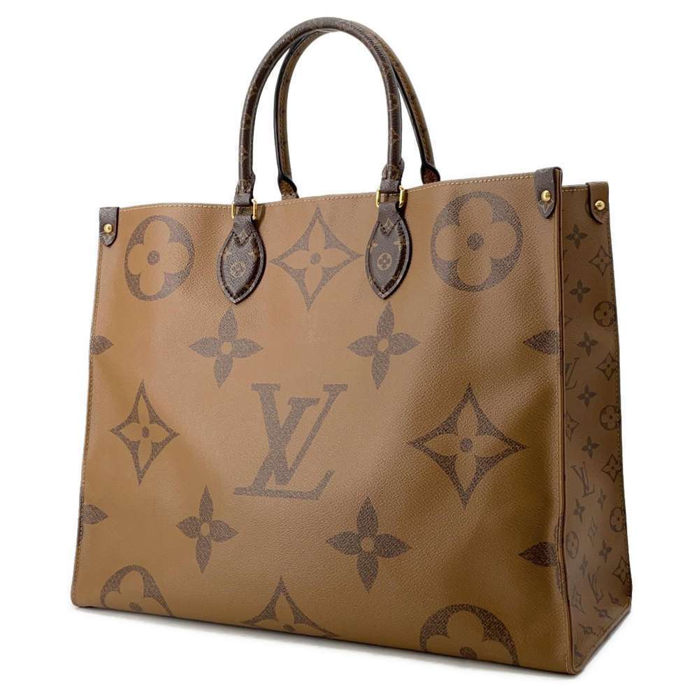 Louis Vuitton Reverse Tote Bag Shoulder Giant OnTheGo Monogram